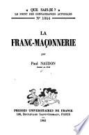 La franc-maçonnerie