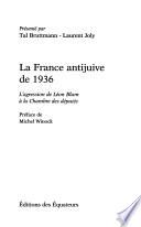 La France antijuive de 1936