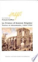 La France d'ancien régime