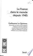 La France dans le monde depuis 1945