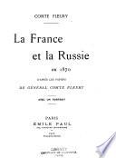 La France et la Russie en 1870