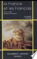La France et les Français au XVIIIe siècle (1715-1788)