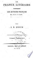 La France litéraire