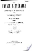 La France littéraire, artistique, scientifique