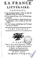 La France littéraire