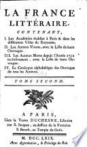 La France littéraire