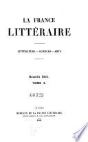 La France litteraire