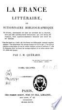 LA FRANCE LITTERAIRE