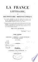 LA FRANCE LITTERAIRE, 