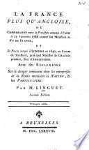 La France plus qu'angloise