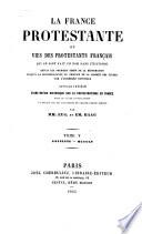 La France protestante: Estienne-Huault