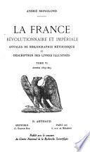 La France révolutionnaire et impériale