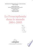 La francophonie dans le monde
