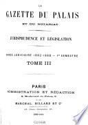 La Gazette du Palais et du notariat