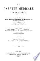 La Gazette médicale de Montréal