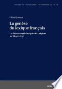 La Genèse du Lexique Français