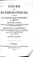 La géométrie, la trigonométrie rectiligne et la trigonométrie sphérique. 2e éd. 1812