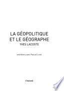 La géopolitique et le géographe