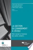 La gestion du changement à l'école