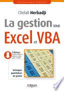 La gestion sous Excel et VBA