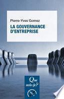 La Gouvernance d'entreprise