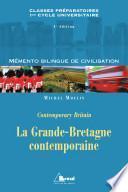 La Grande-Bretagne contemporaine-Mémento bilingue