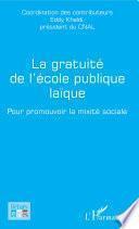 La gratuité de l'école publique laïque