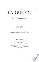 La guerre à l'ignorance