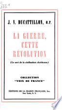 La guerre, cette révolution