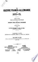 La Guerre Franco-Allemande de 1870-71.