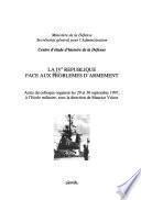 La IVe République face aux problèmes d'armement
