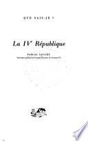 La IVe République