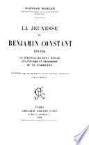 La jeunesse de Benjamin Constant (de Rebecque), 1767-1794