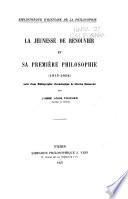 La jeunesse de Renouvier et sa première philosophie (1815-1854)