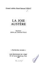 La joie austère