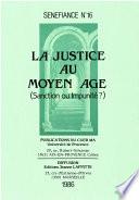 La justice au Moyen Âge
