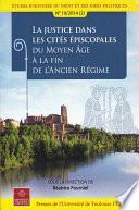 La justice dans les cités épiscopales