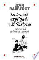 La Laïcité expliquée à Monsieur Sarkozy
