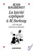 La Laïcité expliquée à Mr Sarkozy