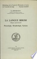 La Langue Birom