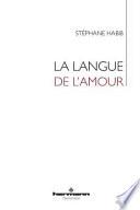 La langue de l'amour