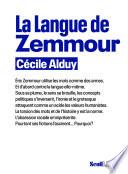 Livre La Langue de Zemmour