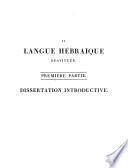 La Langue Hébraique restituée et le veritable sens des mots Hebreux