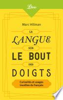 La langue sur le bout des doigts