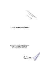 La lecture littéraire