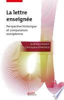 La lettre enseignée