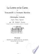 La lettre et la carte de Toscanelli