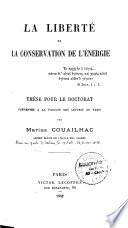 La liberté et la conservation de l'énergie