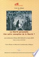 La liberté personnelle