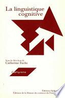 La linguistique cognitive